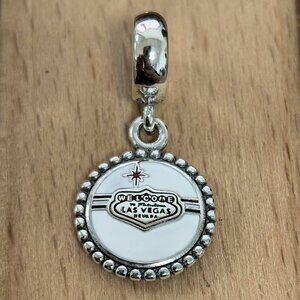 Pandora Las Vegas Themed Travel Charm, S925 Silver Bracelets